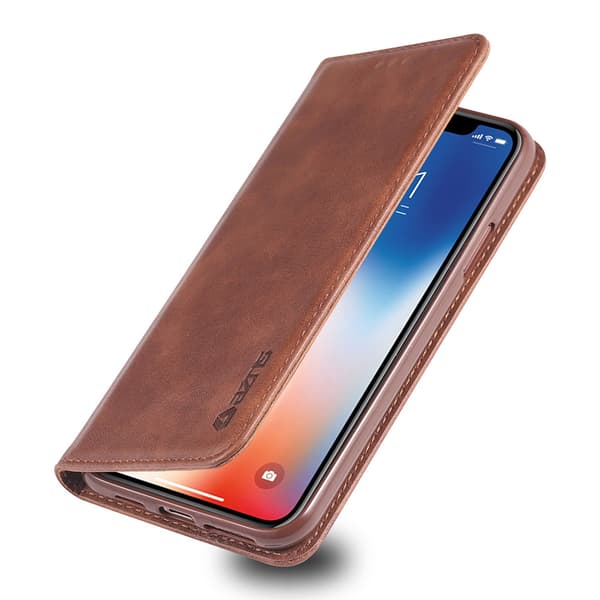 iPhone XS MAX - Kraftfullt Exklusivt Retro Plånboksfodral