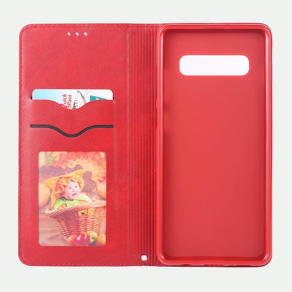 Samsung Galaxy S10 - Stilsäkert Smart Plånboksfodral