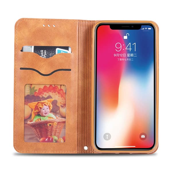 iPhone XS Max - Smart Praktiskt Plånboksfodral