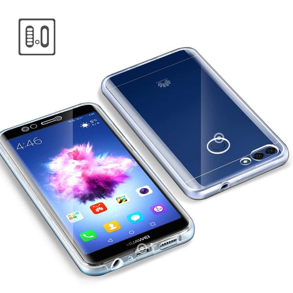 Huawei P Smart 2018 - Skyddande Dubbelsidigt Silikonskal (NORTH)
