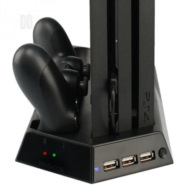 KJH Playstation 4 Pro Laddning Förvaring Kylning Ställ