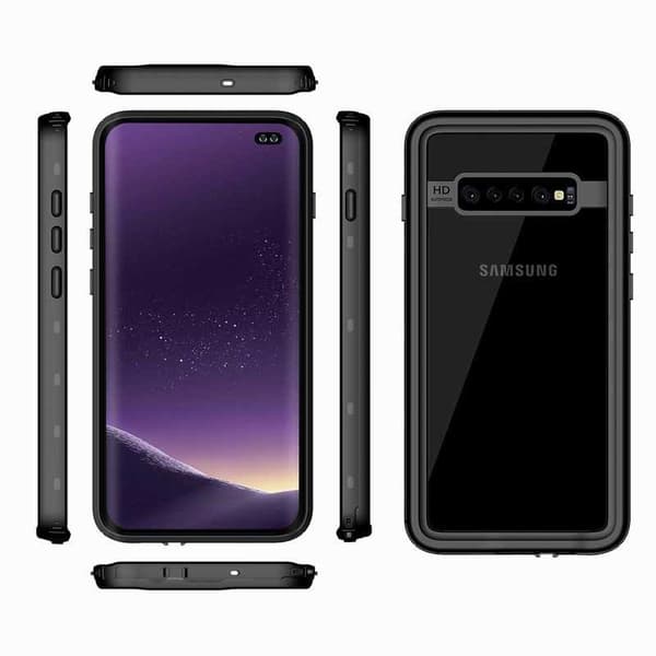 Samsung S10 Plus fuld dækning vandtæt premium cover - 3m