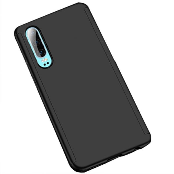 Huawei P30 - Stilsäkert Effektfullt 360 (Floveme) Fodral Svart