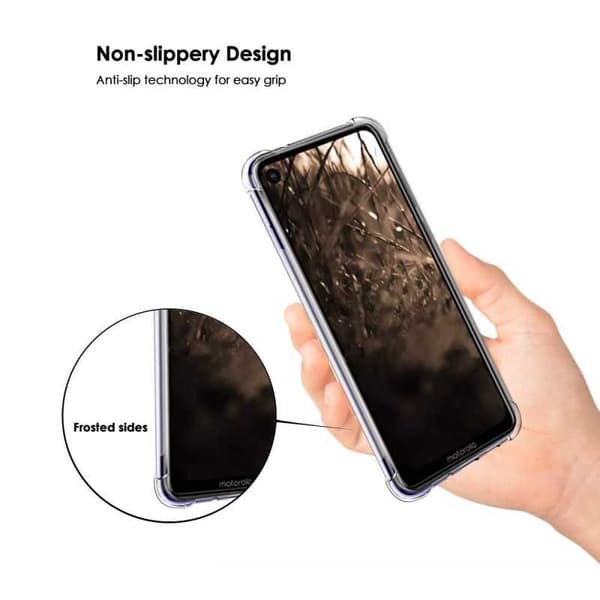 Motorola One Vision stødabsorberende silikone Shell Shockr
