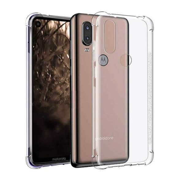 Motorola One Vision stødabsorberende silikone Shell Shockr