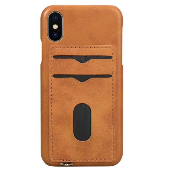 iPhone XS Max - Effektfullt Praktiskt Skal med Kortfack