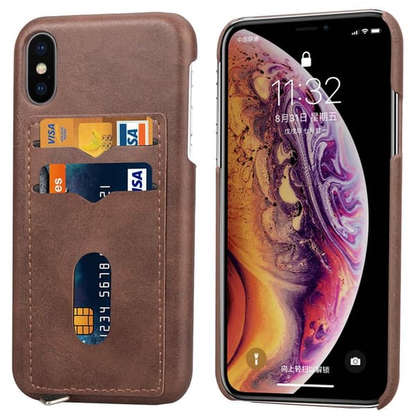Kraftfullt Robust Skal med Kortfack - iPhone XS MAX