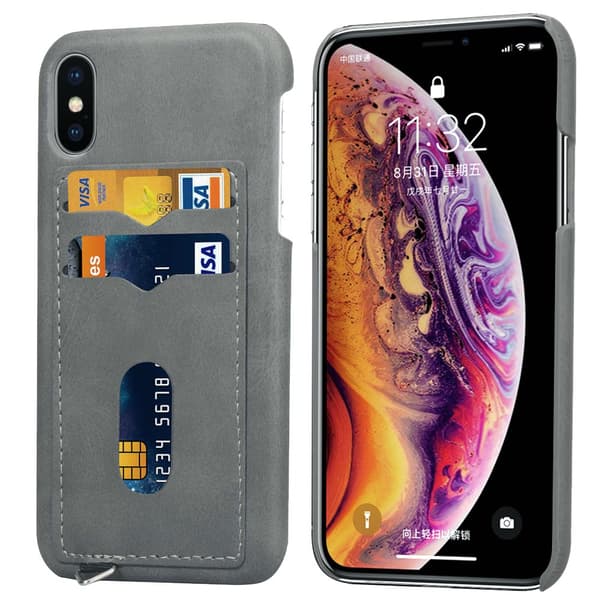 Kraftfullt Robust Skal med Kortfack - iPhone XS MAX
