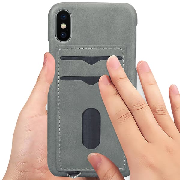 Kraftfullt Robust Skal med Kortfack - iPhone XS MAX