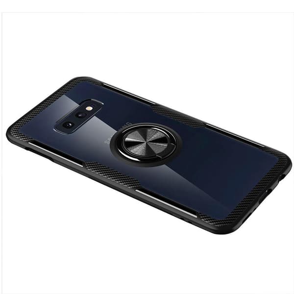 Samsung Galaxy S10e - Stilrent Skal med Ringhållare (LEMAN)