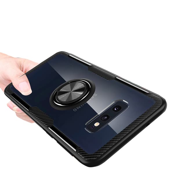 Samsung Galaxy S10e - Stilrent Skal med Ringhållare (LEMAN)