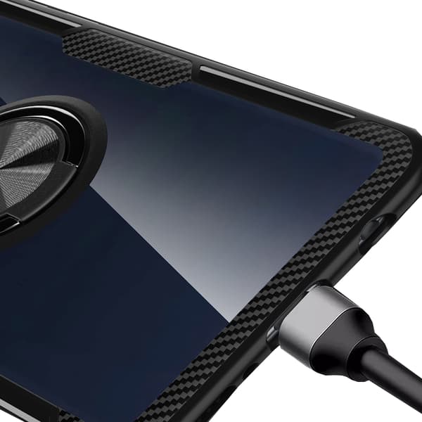 Samsung Galaxy S10e - Stilrent Skal med Ringhållare (LEMAN)