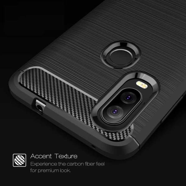 Motorola One Vision Stöttåligt Skal SlimCarbon