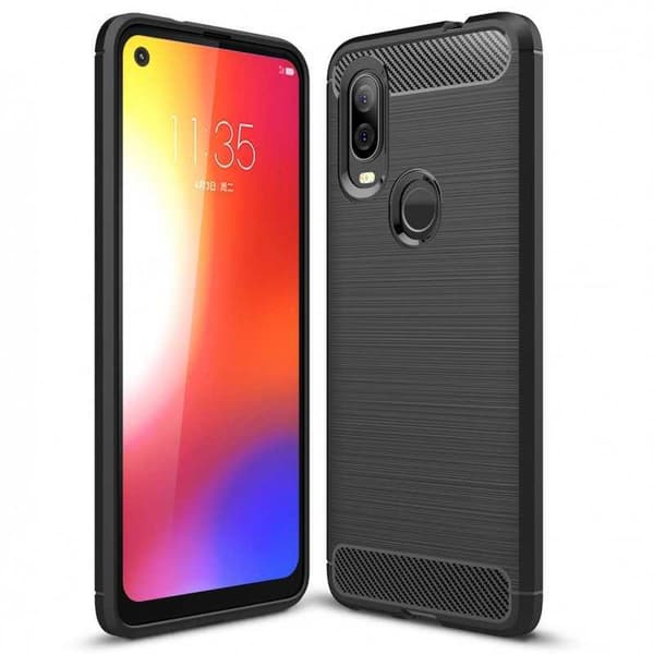 Motorola One Vision Stöttåligt Skal SlimCarbon