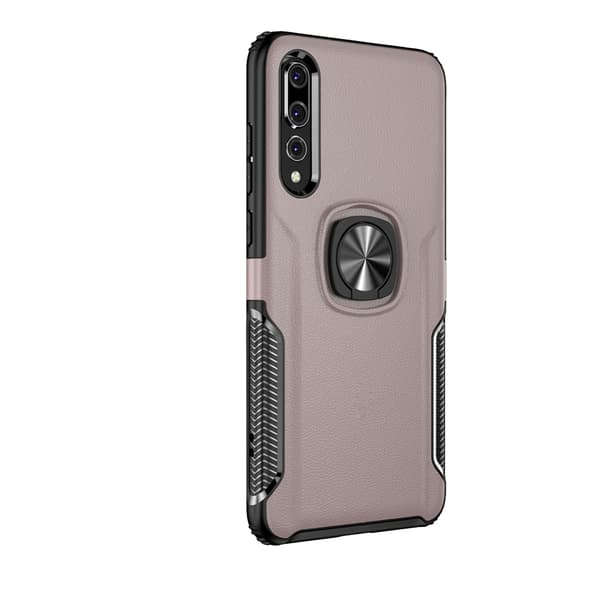 Praktiskt Effektfullt Skal med Ringhållare - Huawei P20 Pro
