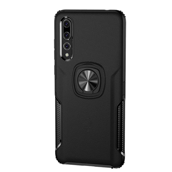 Praktiskt Effektfullt Skal med Ringhållare - Huawei P20 Pro
