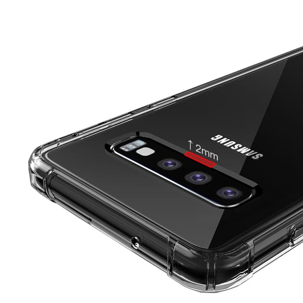 Samsung Galaxy S10 - Tunt Silikonskal med Airbagfunktion