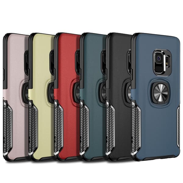 Samsung Galaxy S8 - Skal med Ringhållare Marinblå