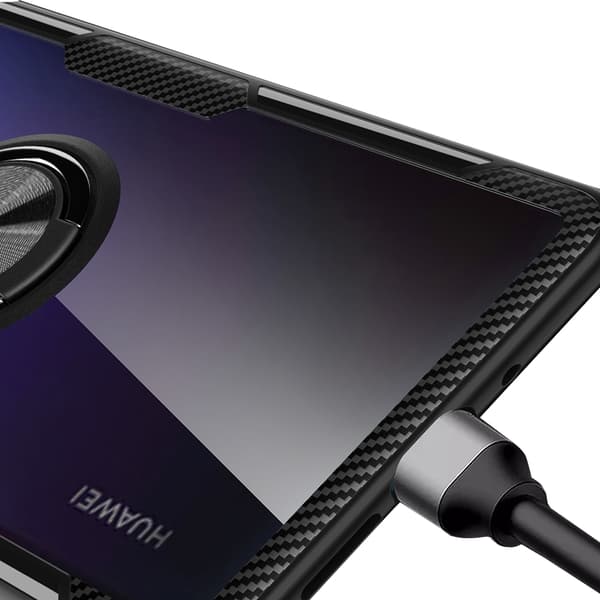 Praktiskt Stilsäkert LEMAN Skal med Ringhållare - Huawei P30 Pro