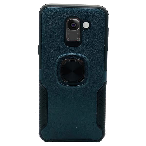 Smidigt Skal med Ringhållare - Samsung Galaxy A8 2018