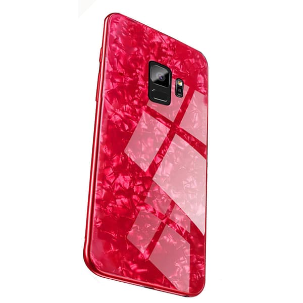 Kraftfullt Skyddande Marmor Skal - Samsung Galaxy S9