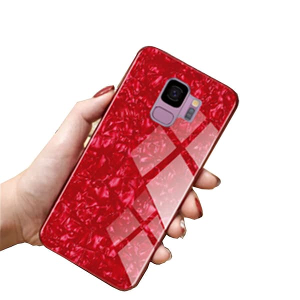 Kraftfullt Skyddande Marmor Skal - Samsung Galaxy S9