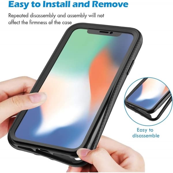 iPhone XS Heltäckande Premium 3D Skal ThreeSixty