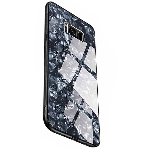 Samsung Galaxy S8+ - Stilsäkert Smidigt Skal i Marmor Design
