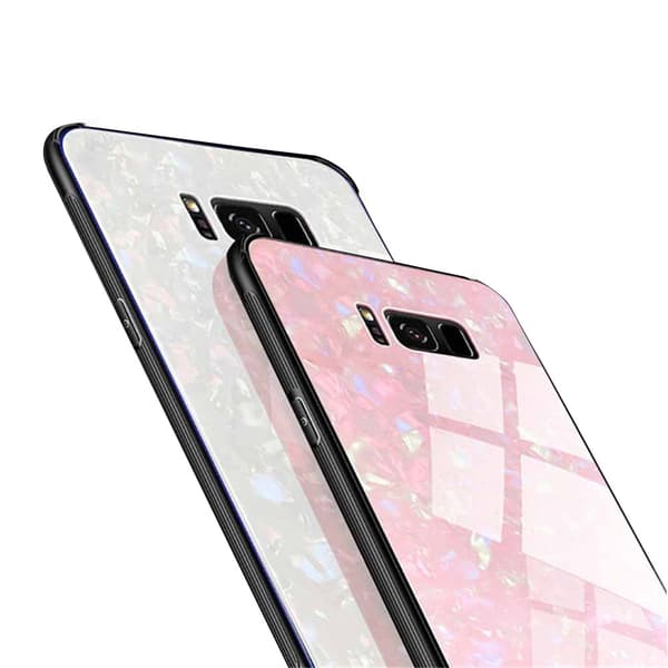 Samsung Galaxy S8+ - Stilsäkert Smidigt Skal i Marmor Design