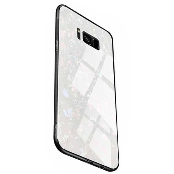 Samsung Galaxy S8+ - Stilsäkert Smidigt Skal i Marmor Design