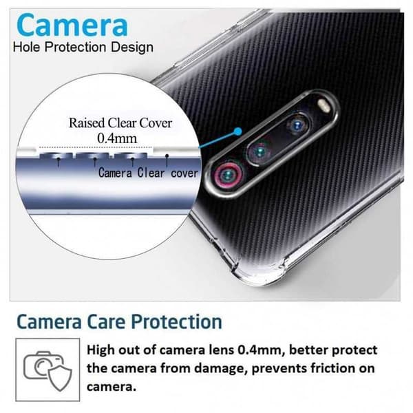 Xiaomi Mi 9T Iskunvaimennus Silikoni Shell Shockr