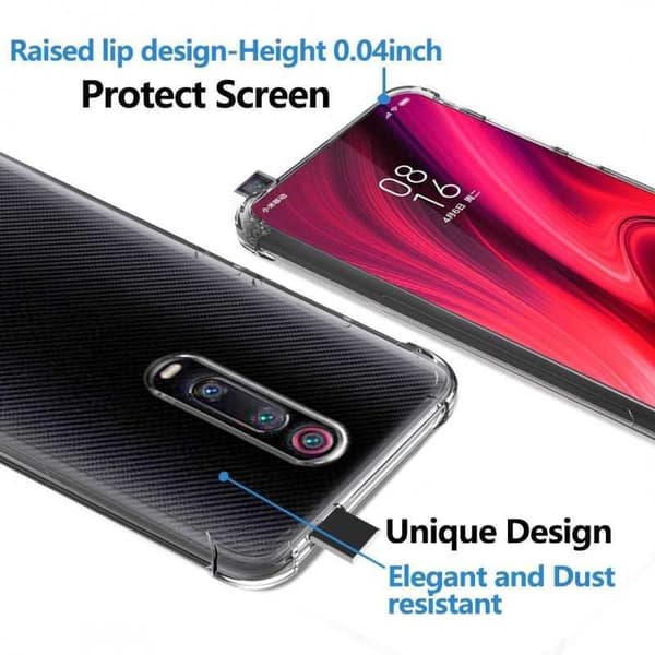Xiaomi Mi 9T Iskunvaimennus Silikoni Shell Shockr