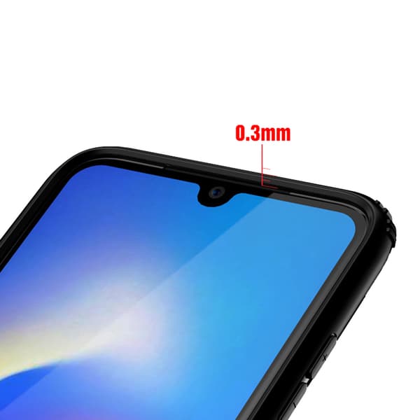 Stötdämpande Smidigt Skal med Ringhållare - Huawei P30 Lite