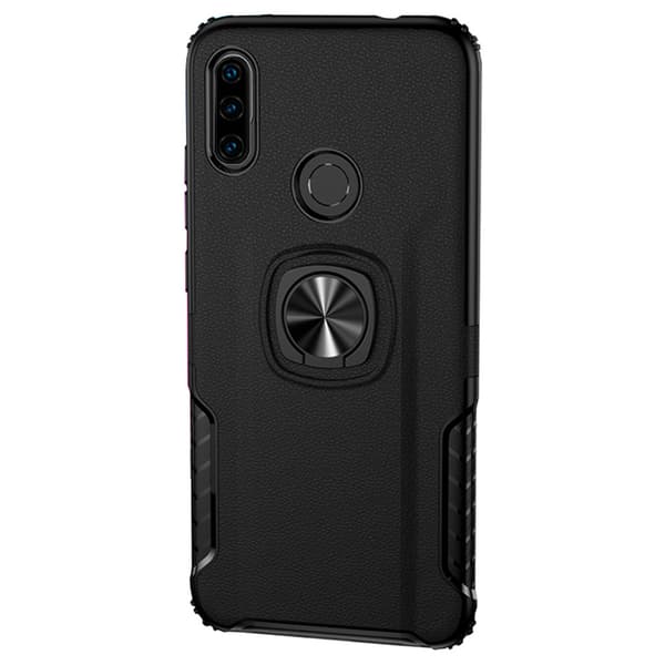 Stötdämpande Smidigt Skal med Ringhållare - Huawei P30 Lite