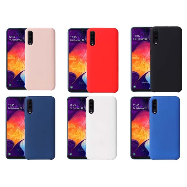 Skyddande Matt (NKOBEE) Silikonskal - Samsung Galaxy A50