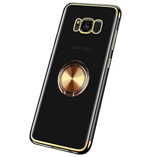 Samsung Galaxy S8 - Skyddande Silikonskal Ringhållare