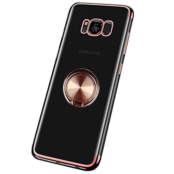 Samsung Galaxy S8 - Skyddande Silikonskal Ringhållare