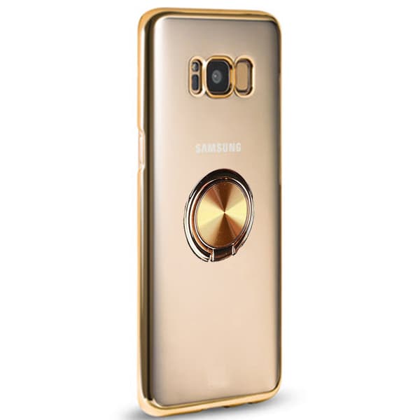 Samsung Galaxy S8 - Skyddande Silikonskal Ringhållare