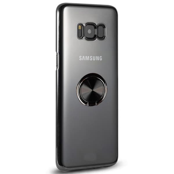 Samsung Galaxy S8 - Skyddande Silikonskal Ringhållare