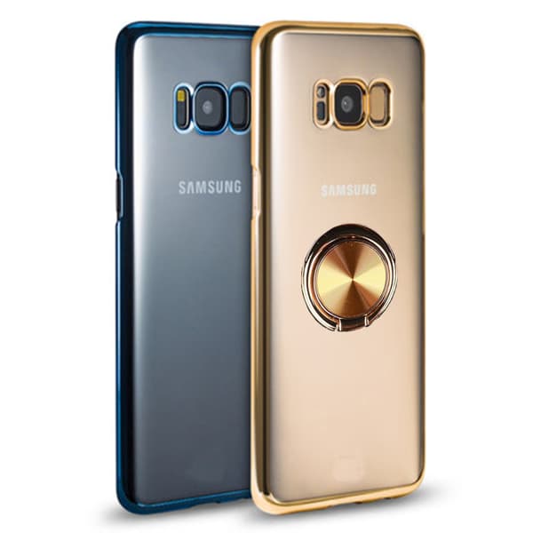 Samsung Galaxy S8 - Skyddande Silikonskal Ringhållare