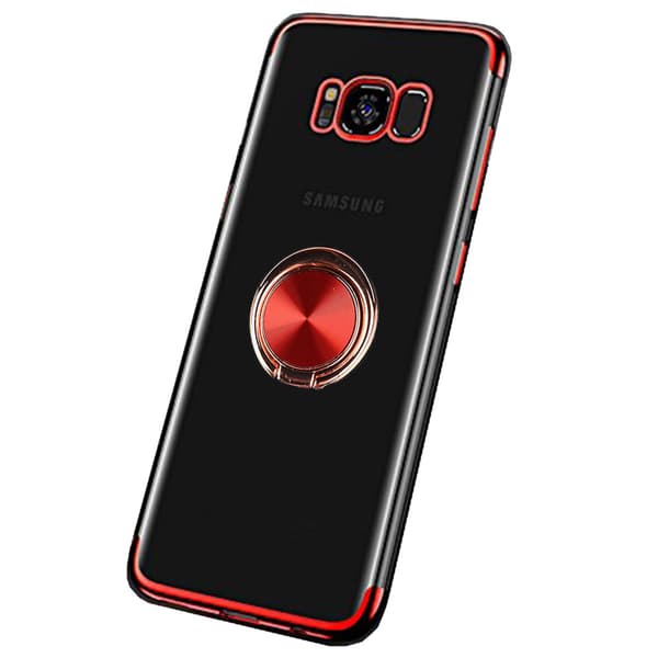 Samsung Galaxy S8 - Skyddande Silikonskal Ringhållare