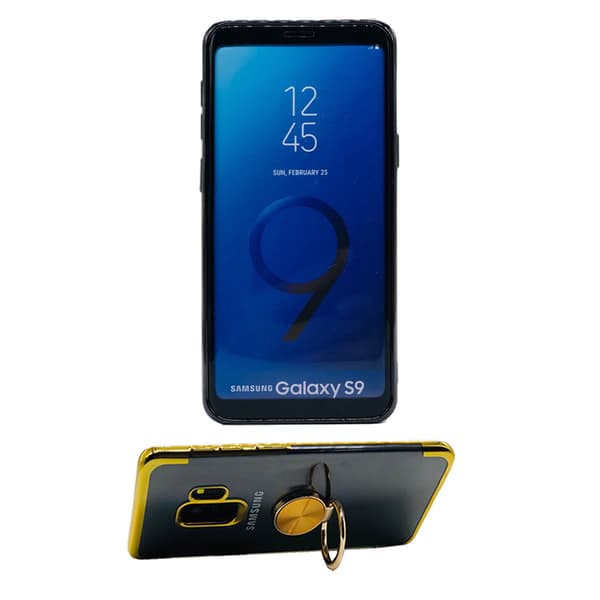 Samsung Galaxy S9 - Praktiskt Silikonskal Ringhållare FLOVEME