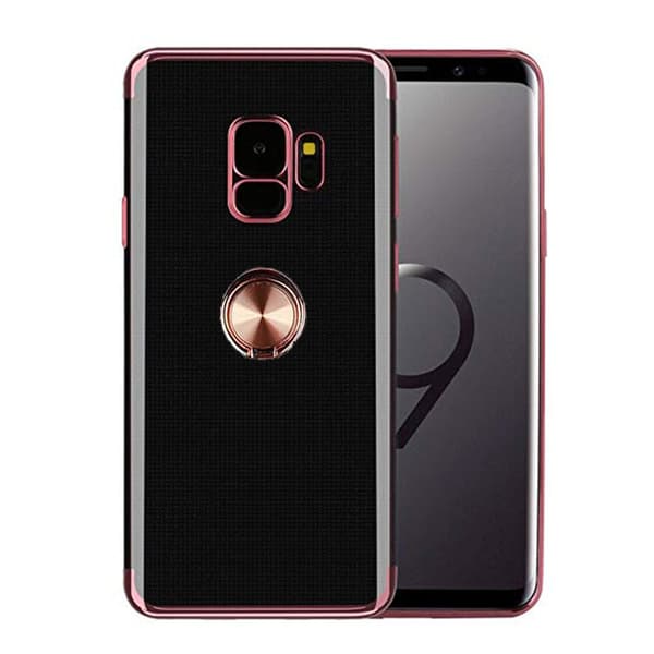 Elegant Silikonskal Ringhållare - Samsung Galaxy S9