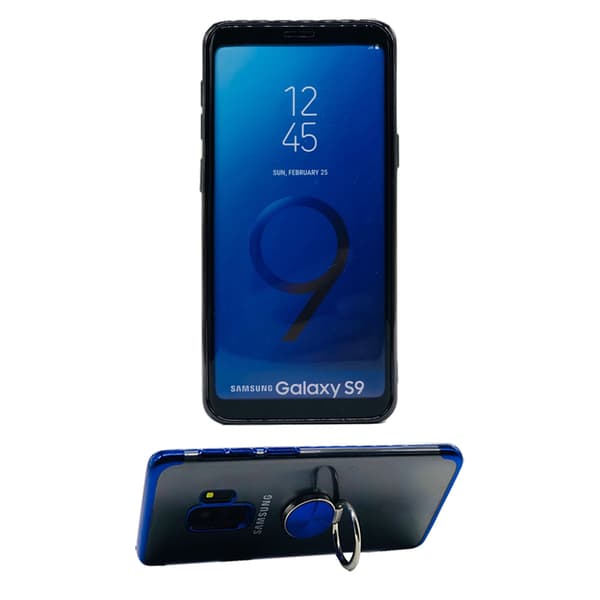 Silikonskal med Ringhållare - Samsung Galaxy S9