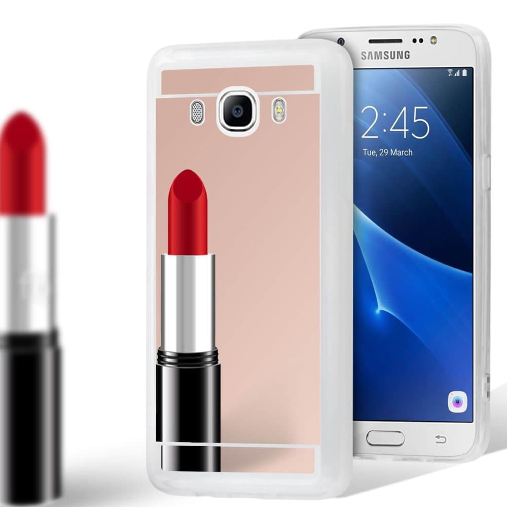 Peilikuori Samsung Galaxy J5 (2016) -puhelimen silikonipuhelimelle