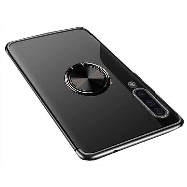 Samsung Galaxy A50 - Skal med Ringhållare Svart Svart