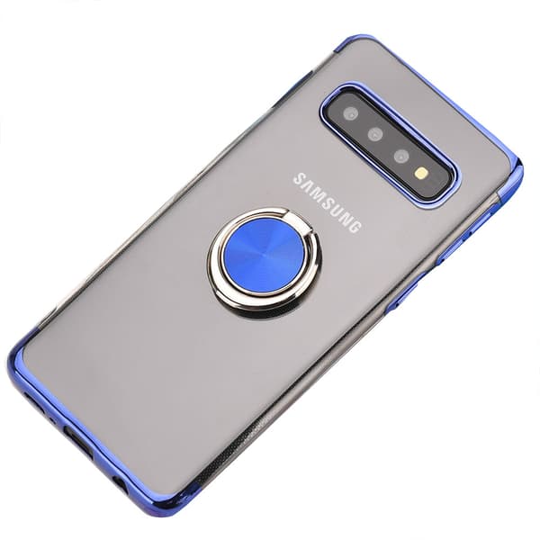 Samsung Galaxy S10E - Skyddande Silikonskal med Ringhållare
