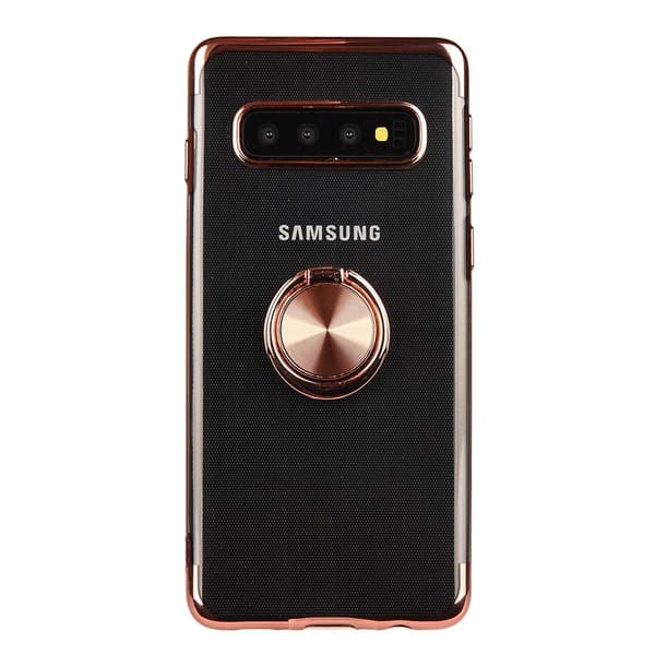 Samsung Galaxy S10E - Praktiskt Silikonskal Ringhållare FLOVEME