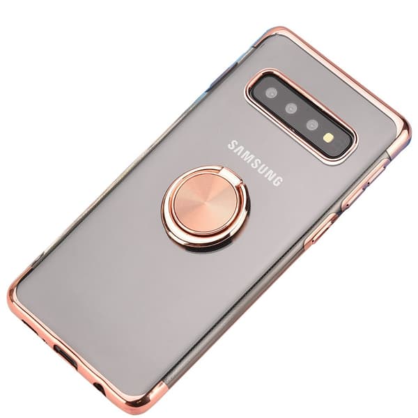 Samsung Galaxy S10E - Praktiskt Silikonskal Ringhållare FLOVEME