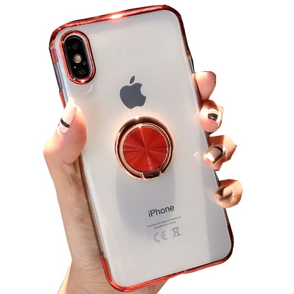 iPhone XS MAX - Stilrent Floveme Skal med Ringhållare